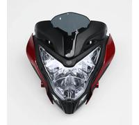 Faretti Moto Led Per BAJAJ Per Pulsar 150 Per 200 Per 2015-2019 Gruppo Ottico Anteriore Luce Con Lampadina Faro/Amplificatore Faro Fanale Anteriore Faro(Rosso)