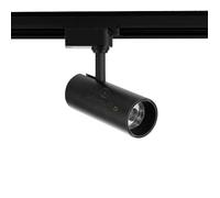 Faretti proiettore per binario MAGNETICO 48V monofase nero cilindro e giunti
