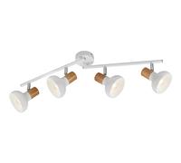 Faretti Reality Latika bianco opaco 4 pz Bianco - opaco