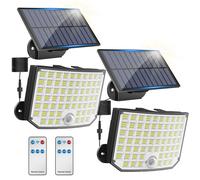 Faretti Solari a LED da Esterno 256 LED 3 modelli Luce Solare LED Esterno con