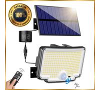 Faretti Solari LED Esterno 310 LED 3 Modalità Sensore Movimento IP65 Giardino