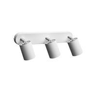 Faretti Spot Bianco 3x GU10 B :3 3cm Metallo Soggiorno Corridoio Plafoniera Luce
