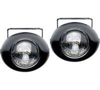 FARETTI LENTICOLARI SUPPLEMENTARI LAMPA UNIVERSALI CON LAMPADA ALOGENA H3 12V55W