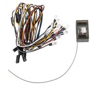 Faretti Veicoli Rc Compatibile Con DumboRC X6DC 2.4G 6CH Ricevitore Con Striscia Luminosa Modulo Scheda Di Controllo Set Per RC Auto Trasmettitore Accessori Di Ricambio