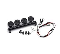 Faretti Veicoli Rc Per Axial Per Scx10 II Per Wraith Per Trx-4 1/10 4 5 6 Faretto Bianco Lampada Tetto Barra Luminosa Rc Modello Auto Camion Parti Decorative(4pcs)
