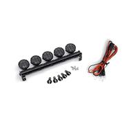 Faretti Veicoli Rc Per Axial Per SCX10 II Per Wraith Per TRX-4 1/10 4 5 6 Faretto Bianco Lampada Tetto Barra Luminosa RC Modello Auto Camion Parti Decorative(5PCS)