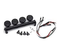 Faretti Veicoli Rc Per Axial Per Scx10 II Per Wraith Per Trx-4 1/10 4 5 6 Faretto Bianco Lampada Tetto Barra Luminosa Rc Modello Auto Camion Parti Decorative(4pcs)