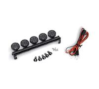 Faretti Veicoli Rc Per Axial Per SCX10 II Per Wraith Per TRX-4 1/10 Faretto Bianco 4/5/6 Lampada Da Tetto Barra Luminosa Parti Decorative Per Auto E Camion RC.(5 LEDS)