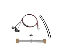 Faretti Veicoli Rc Per Tamiya Per Scania 770s Per Actros 3363 Per Volvo Per Man Lesu 1/14 3v Luci Ingombro Laterali Luce Pericolo Parti Rimorchi Camion RC(White)