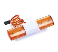 Faretti Veicoli Rc Per Tamiya Per Trx4 Per Scx10 1/8 1/10 105 115 145mm Luce Lampeggiante Multifunzione Con Allarme Parti Aggiornamento Auto RC(Orange,105mm)