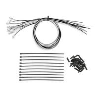Faretti Veicoli Rc Per Tamiya R620 1/14 10 Pezzi 2.0PH Set Lampade Cavo Terminale RC Trattore Camion Auto Accessori Aggiornamento(White)