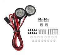 Faretti Veicoli Rc Per TRX4 Per TRX6 Per Axial Per SCX10 90046 Per Wraith RR10 VS4-10 1/10 2PCS Luci Fari Anteriori Luminosi Faretti RC Crawler Car