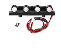 Faretti Veicoli Rc Per TRX4M Per Bronco Per Defender K10 1/18 Luce Sul Tetto In Plastica 6 Luci Barra Faretti Fanali Posteriori Per Cingolati RC(For TRX4M K10)