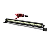 Faretti Veicoli Rc Per Wrangler D90 Per Axial Per SCX10 90046/47 90060 Per SCX24 Per Rubicon Carrozzeria 1/10 RC Car Lampada Tetto Barra Luminosa 24 36 RC(101.2mm)