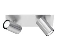 Trio-Leuchten Faretto da soffitto Marley 2x GU10 35 W Nichel 30 cm Metallo