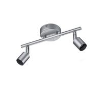 Trio-Leuchten Barra 2 faretti PARIS – GU10, alluminio, senza lampadine, 25 cm