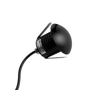 Faretto 3W Monodirezione IP67 Nero - Professional Colore Bianco Caldo 2.700K