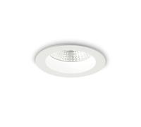 Faretto A Incasso Basic Fi Alluminio Bianco Led 10W 3000K Luce Calda