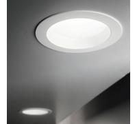 Faretto A Incasso Basic Fi Alluminio Bianco Led 20W 3000K D14,4Cm