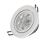 Faretto a Induziregolabile da Incasso a Led con Infrarossi, 5W, Controllo Della Luce, Plafoniera, Corridoi, Verande, Illuminazia Incasso, Luci Antincendio a Risparmio Energetico./Luce Calda