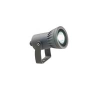 Faretto Orientabile Da Esterno Moderno Gun Alluminio E Vetro Grigio Led 6W 4000K