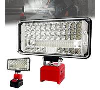 Faretto a LED a batteria per Einhell da 18 V, 90 W, 6800 lm, per illuminazione di lavoro, batteria con USB + tipo C, lampada da lavoro a LED, per cantieri, riparazioni auto, campeggio, escursionismo