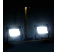 Faretto a LED con Maniglia 2x30 W Bianco Freddo
