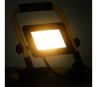 Faretto a LED con Maniglia 30 W Bianco Caldo