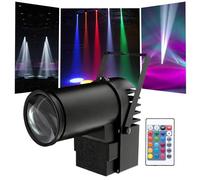 Faretto a LED da 15 W, 3 in 1, per sfera a specchio, Ip25, mini fascio di luce da palco, luce da discoteca, per discoteca, ktv bar, club, feste, telecomando