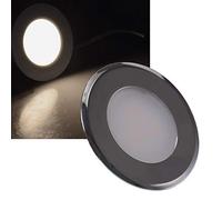 Faretto a LED da incasso, 2 Watt, 170 lumen, per prese di interruttori da 60 mm, 230 V, non è necessario alcun trasformatore, luce per scale, illuminazione a gradini, 4 pezzi, bianco neutro