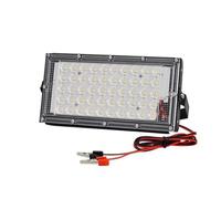 Faretto a LED Faretto LED DC12V 50W Faretto for esterni IP65 Riflettore di emergenza impermeabile Portatile 12 Volt LED per giardino, cortile, garage, strade(Warm light 3000K,DC12V_A)