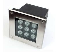 Faretto A LED Impermeabile IP66, Faretti LED Esterno, Faretto Luce Da Pavimento, Luce A LED Da Incasso Per Esterni, Luci Di Illuminazione Per Percorsi Di Piscine ( Color : Cold white light , Size : 12