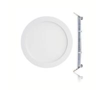 FARETTO A LED PANNELLO ULTRA SLIM INCASSO A MOLLA 3 W 6W 12W 15W 18W 24W DRIVER