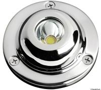 1 LED LUCE SUBACQUEA BIANCA FARETTO PER PLANCETTA CARENA SPECCHIO POPPA 12-24 V