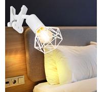 Faretto a morsetto lampada da ufficio lampada da camera da letto luce da lettura spot griglia mobile
