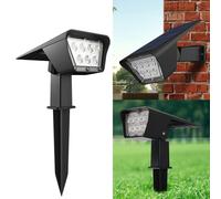 Faretto a Picchetto UNIVERSO 7 led con pannello solare lampada ricaricabile IP65