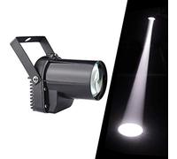 Faretto a sfera da discotec luce a LED Pinspot LED, luce per feste a motore, punto bianco da 3 W per palla a specchio