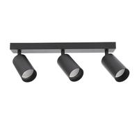 Faretto orientabile EDO MALGA Nero Bianco Lampada da soffitto Applique GU10 LED