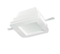 Faretto ad incasso a scomparsa Nobile 220-240V in gesso con diffusore 9098