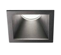 Proiettore Da Incasso Moderno Game Square Alluminio Nero Led 11W 3000K