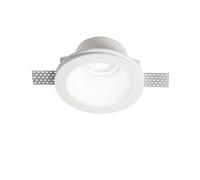 Faretto Ad Incasso Moderno Samba Gesso Bianco 1 Luce Gu10 D90Cm