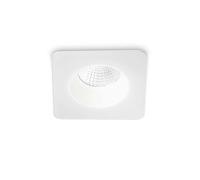 Faretto Ad Incasso Moderno Square Room-65 Alluminio Bianco Led 8W 3000K
