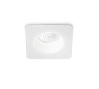 Faretto Ad Incasso Moderno Square Room-65 Alluminio Bianco Led 8W 3000K