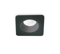 Faretto Ad Incasso Moderno Square Room-65 Alluminio Nero Led 8W 3000K Luce Calda