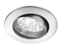 Faretto ad incasso Nobile orientabile GU10 cromato 4112/H/CR