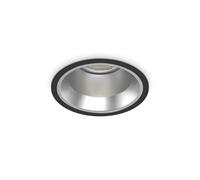 Faretto Ad Incasso Off Alluminio Nero Led 28W 3000K Luce Calda