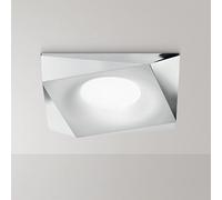 faretto ad incasso quadrangolo cromo specchio moderno tendenza nuovo joshop