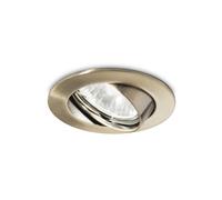 SWING FARETTO ORIENTABILE 45° 1 LUCE ATTACCO GU10 BRUNITO D.8,2CM