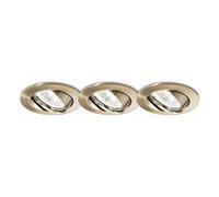 SWING FARETTO ORIENTABILE 45° 1 LUCE ATTACCO GU10 BRUNITO D.8,2CM