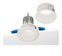 Faretto ad incasso tondo LED Nobile 8,5W 4000K doppia cornice Bianca D1R/40/4K/W